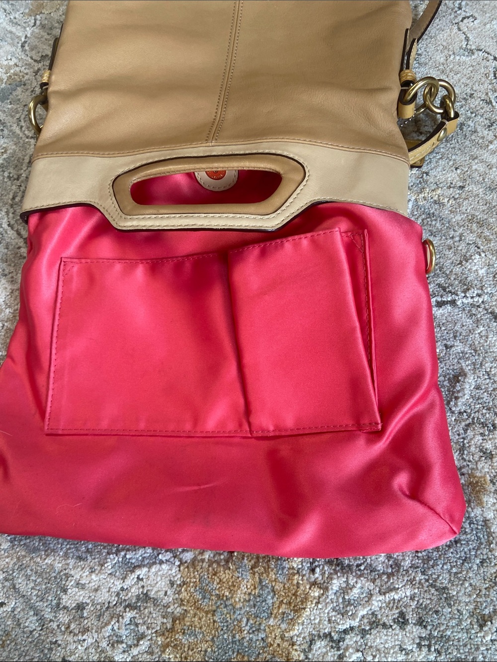 Coach 2008 Bonnie Leather Fold Over Crossbody (13388) - Picture 10 of 16